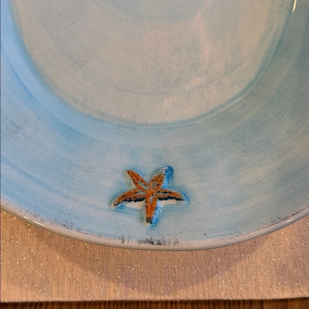 NWOT Pottery Barn Starfish Oval Platter